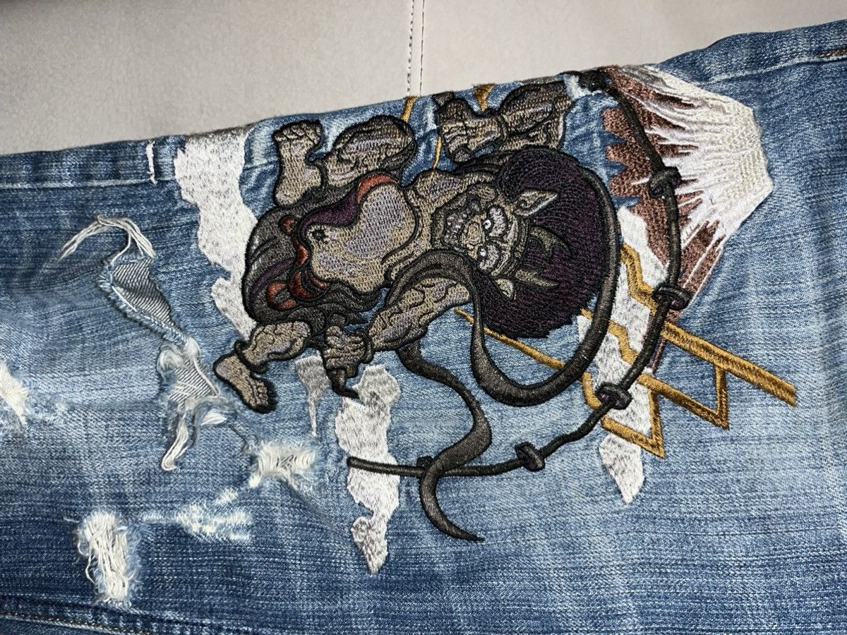 Japanese Brand Karakuri tamashii God Jeans sz 32 Size US 32 / EU 48 - 6 Thumbnail