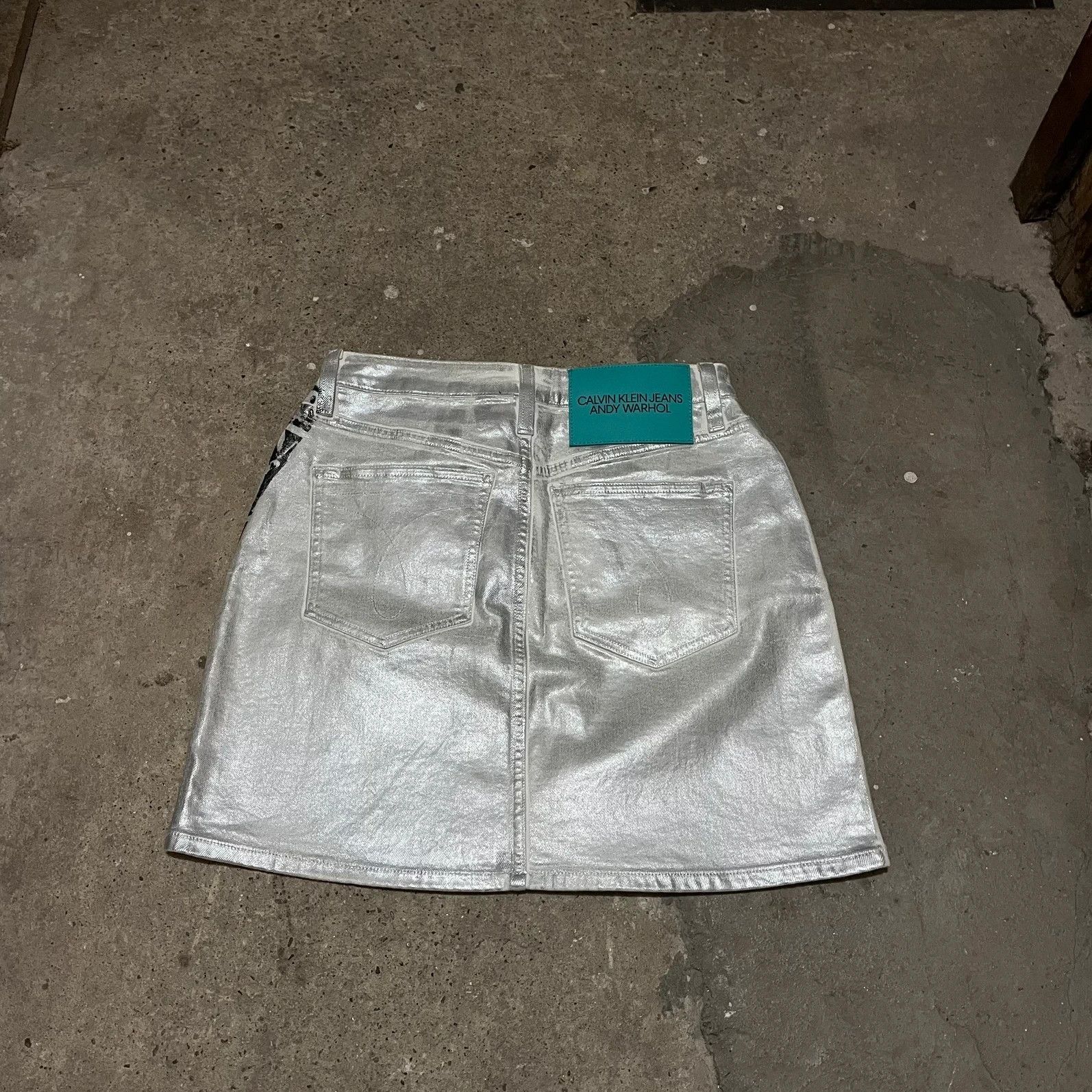 Calvin Klein Calvin klein andy warhol skirt patch work archival Size 28" / US 6 / IT 42 - 2 Thumbnail