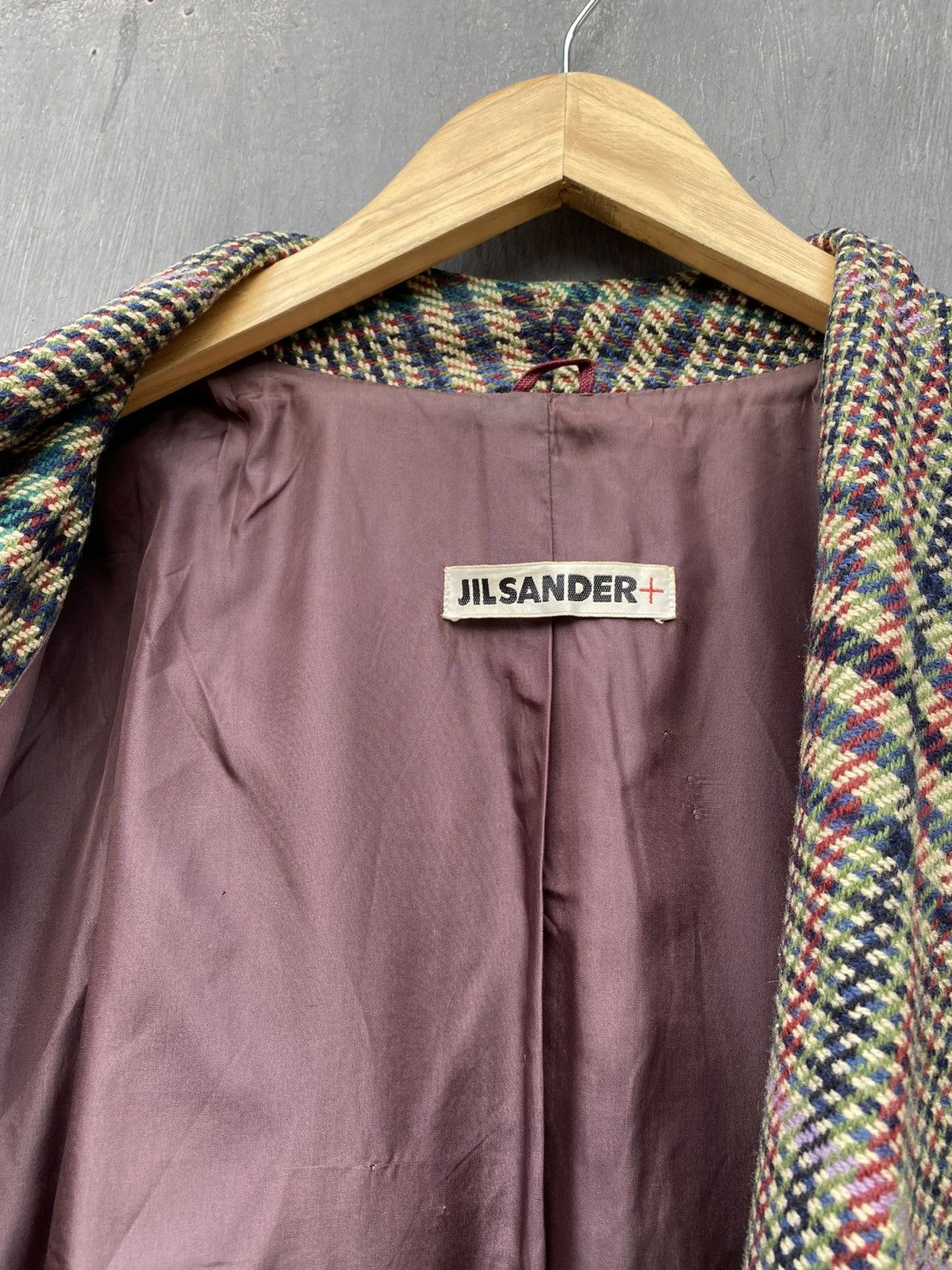 Jil Sander Jil Sander Vintage Plaid Wool/Cashmere Blazer Jacket Size 34 Size XS / US 0-2 / IT 36-38 - 8 Thumbnail