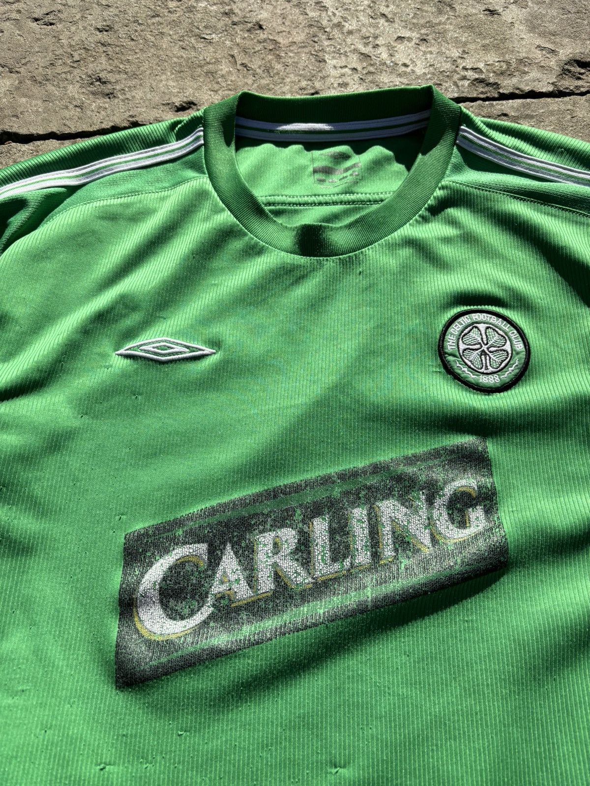 Umbro Vintage Umbro Celtic Archie 5 Carling Jersey Size US L / EU 52-54 / 3 - 3 Thumbnail