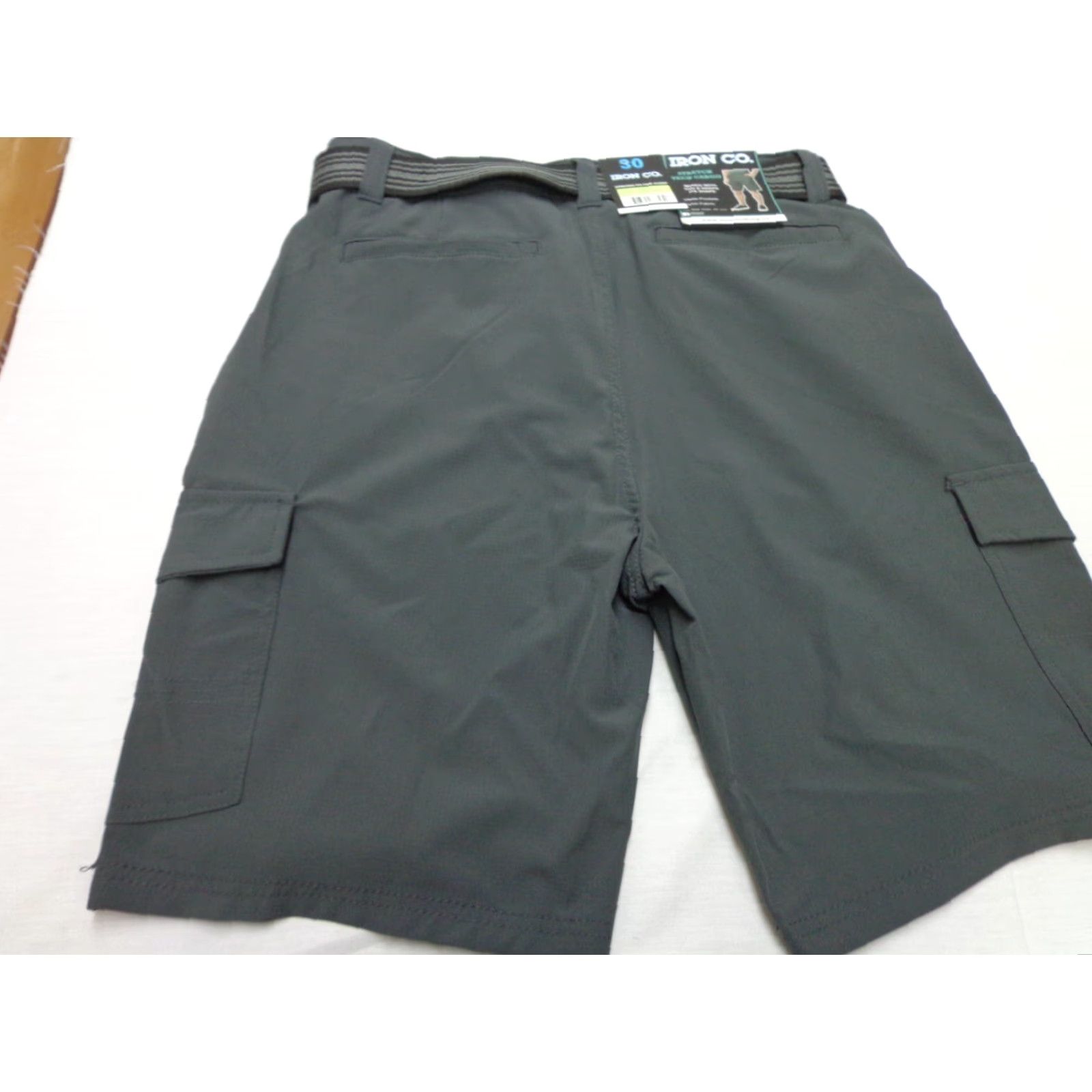 Vintage IRON CO. Warder Stretch Tech Cargo Belted Shorts Surf Grey Size 30 NEW Size US 30 / EU 46 - 3 Thumbnail
