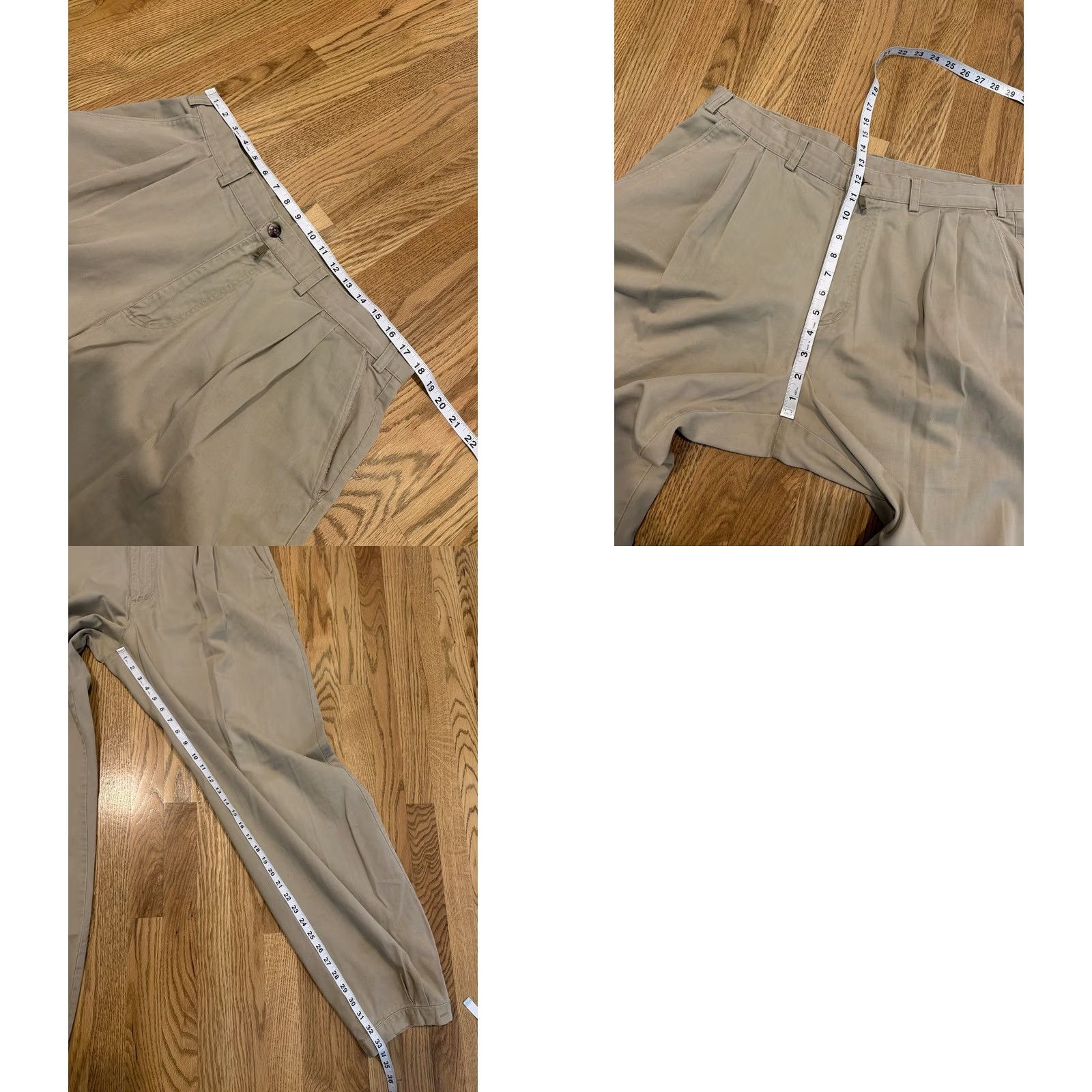 Patagonia VINTAGE Patagonia Bombachas Pants Men 36x33.5 Khaki Beige 5-Pocket Wide-Leg Chino Authentic Clothing Size US 36 / EU 52 - 10 Thumbnail