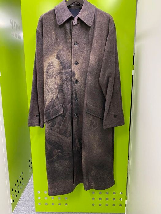 Yohji Yamamoto Pour Homme 22aw look 27 coat HE-C33-825 | Grailed