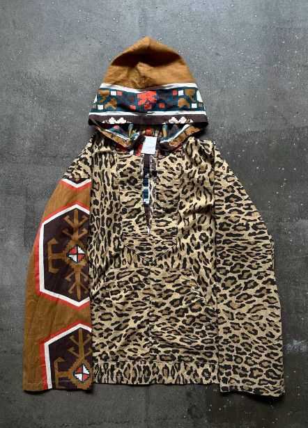Takahiromiyashita The Soloist. TAKAHIROMIYASHITA TheSoloist. Leopard Print Hooded Pullover Size US L / EU 52-54 / 3 - 1 Thumbnail