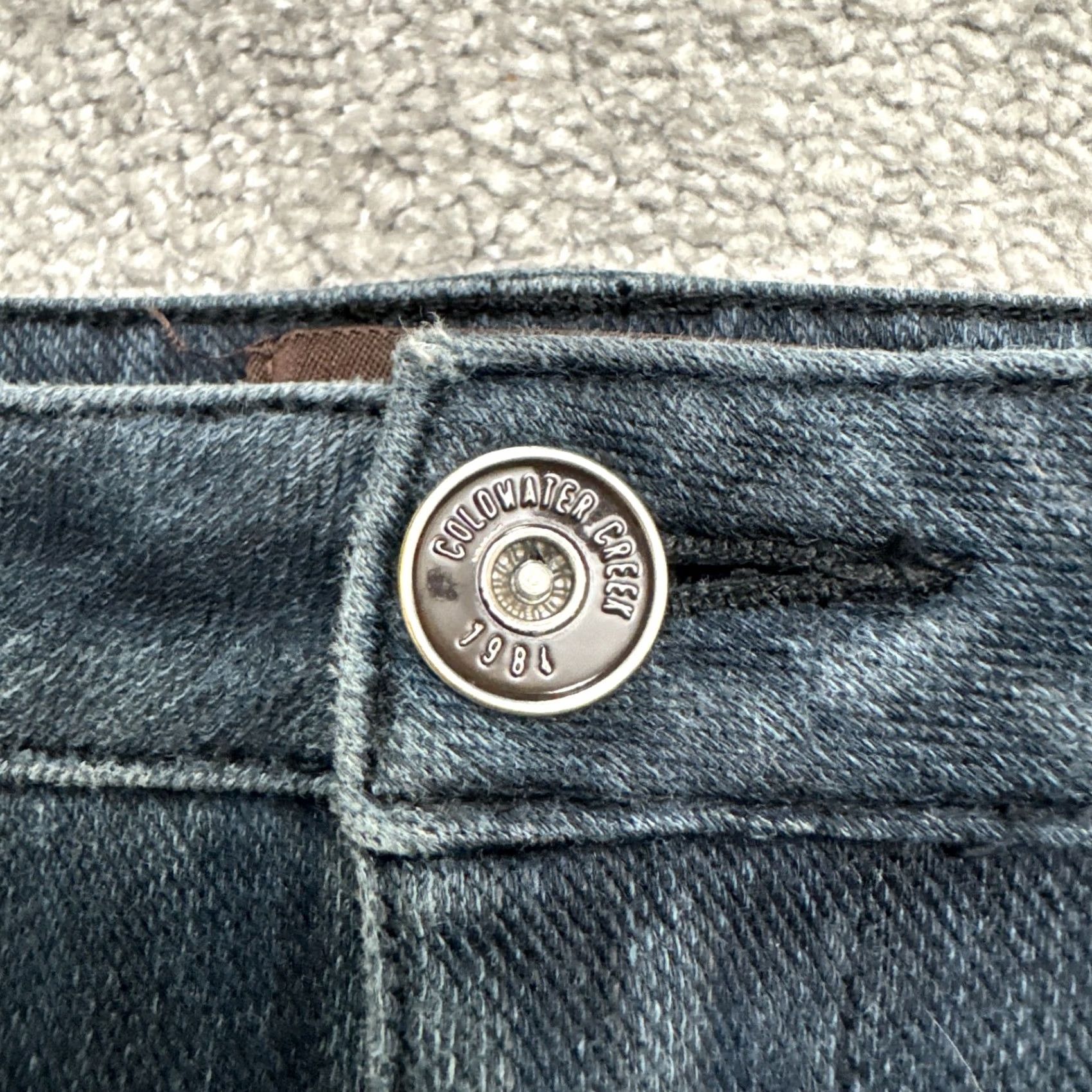 Coldwater Creek Coldwater Creek Jeans Women 10 Blue Dark Wash Denim Bootcut 34x32 5-Pocket Stretch Size 38" / US 16 / IT 52 - 3 Thumbnail