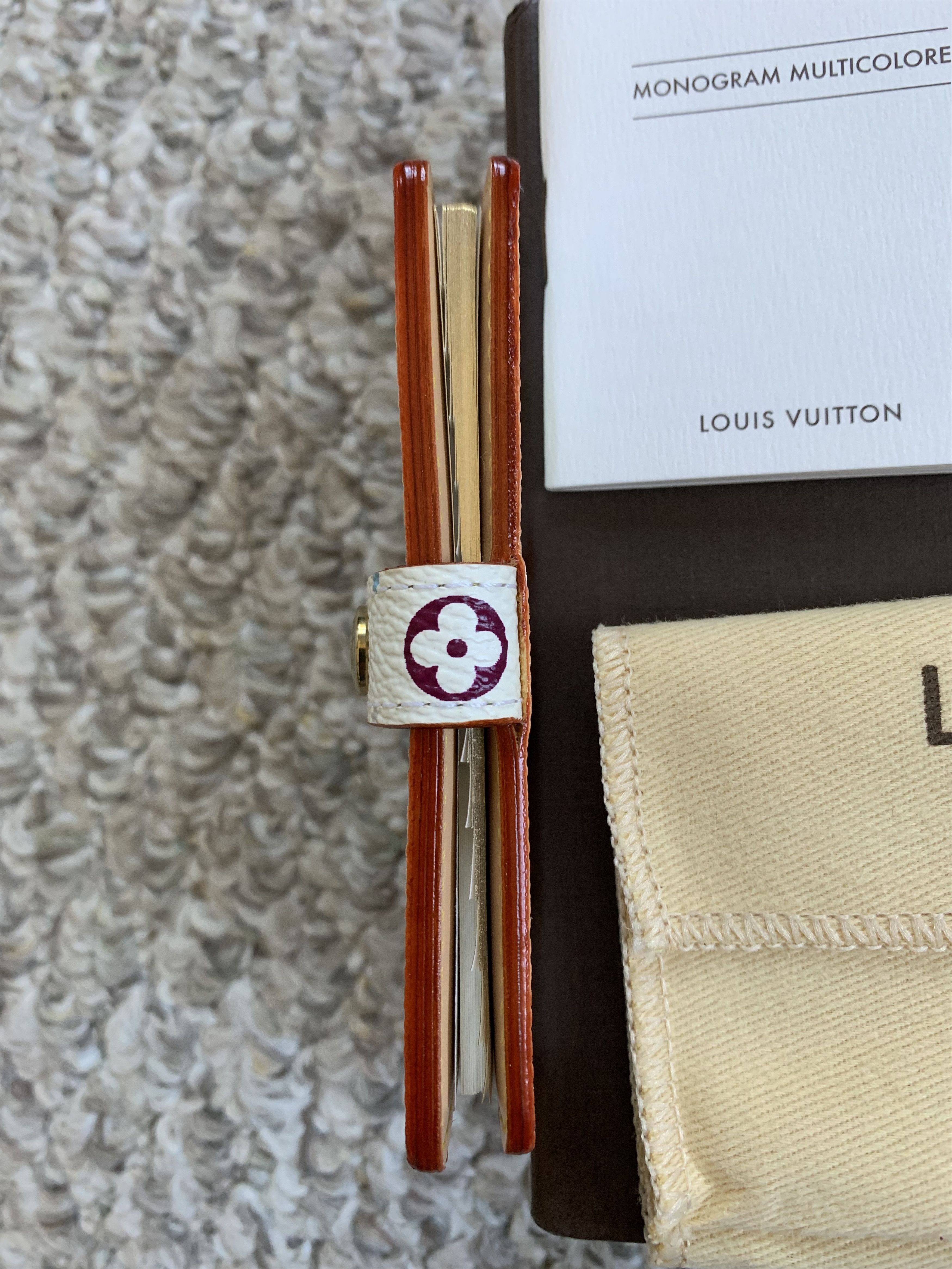 Louis Vuitton × Takashi Murakami NEW S/S 2003 Louis Vuitton x Murakami Monogram Address Book Size ONE SIZE - 4 Thumbnail