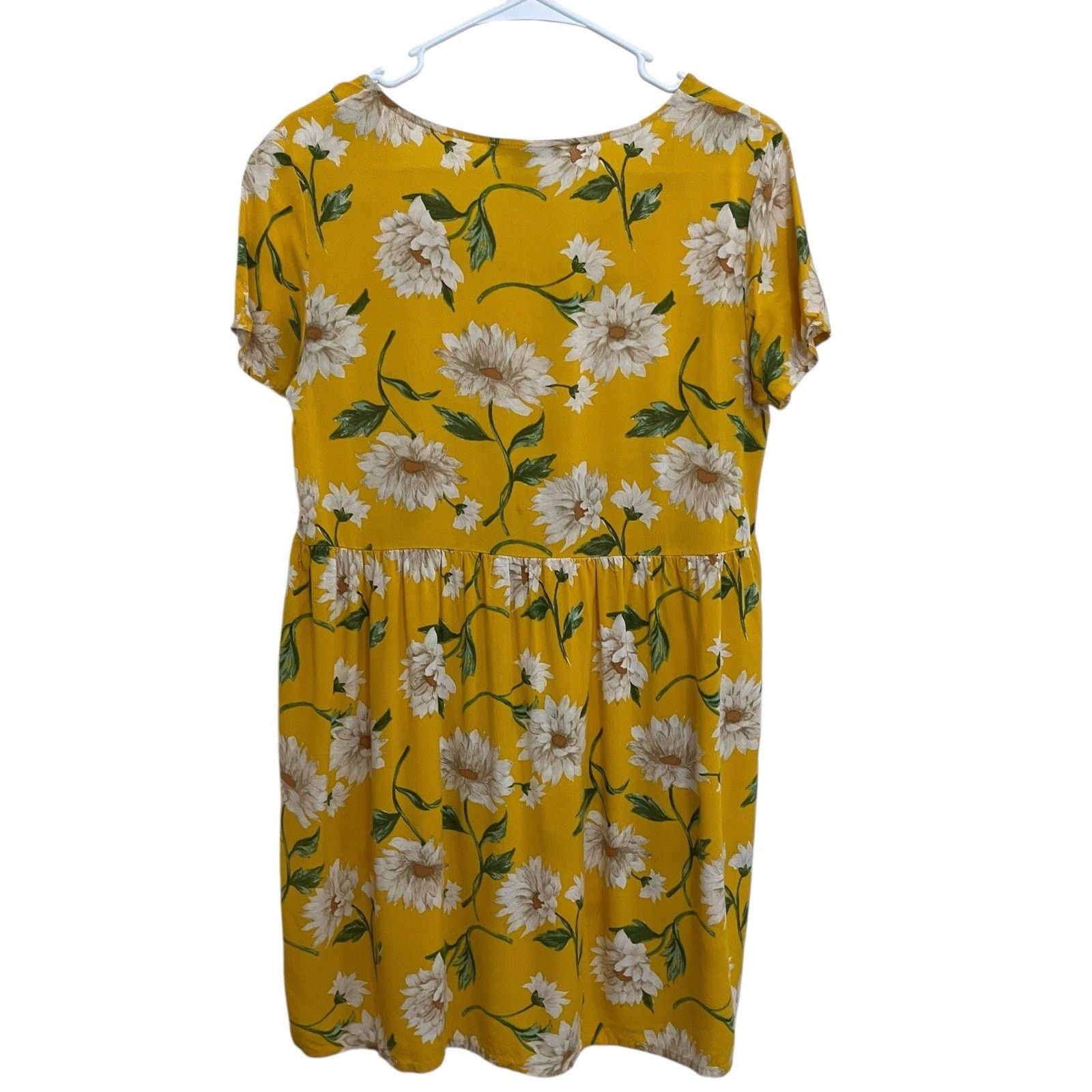 Forever 21 Forever 21 | Yellow Floral Print Dress Small Cottage Size S / US 4 / IT 40 - 2 Thumbnail