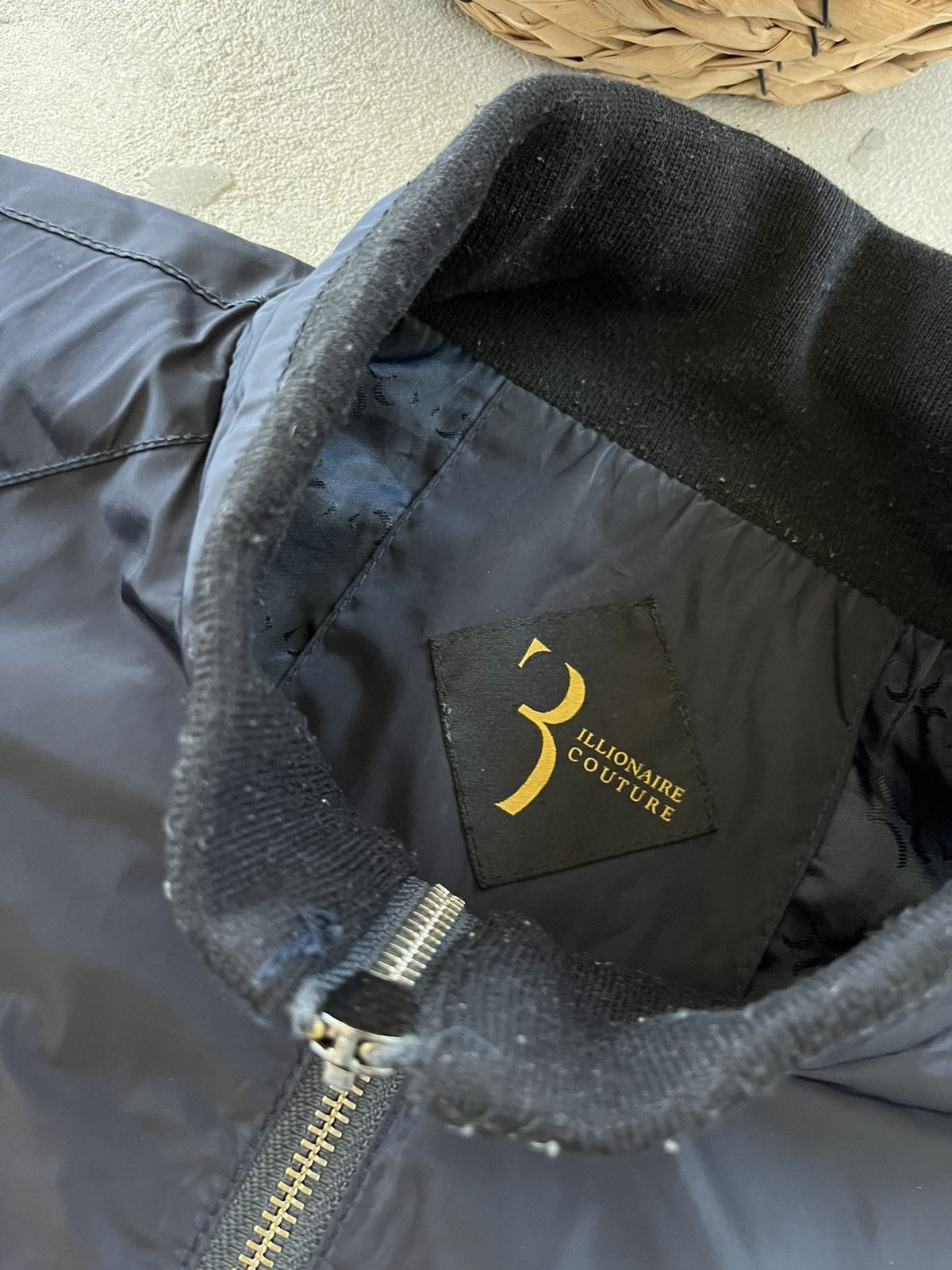 Billionaire Couture Luxury Billionaire Nylon Bomber Jacket Blue Size 58 Y2K Size US XXL / EU 58 / 5 - 8 Thumbnail