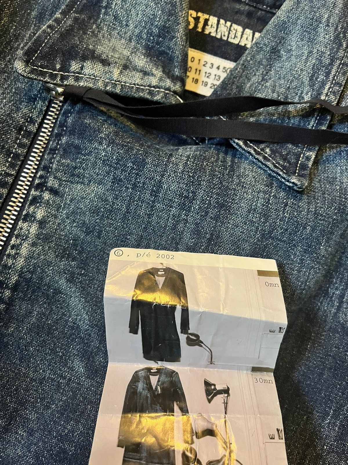 Maison Margiela Denim biker jacket cropped Size XS / US 0-2 / IT 36-38 - 6 Thumbnail
