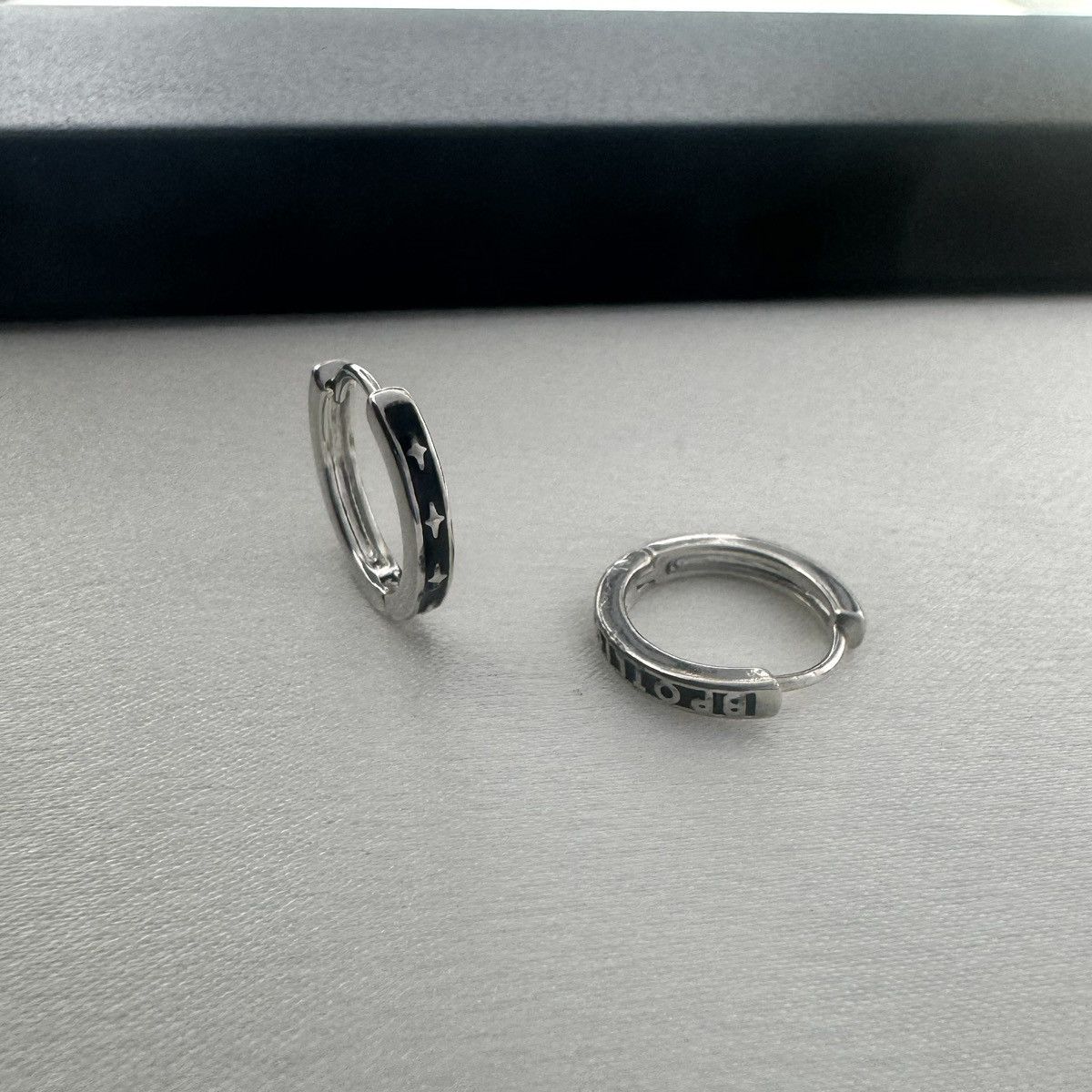 Other Small Hoop Earrings for Men Women Punk Hip Hop Unisex Style Size ONE SIZE - 1 Thumbnail