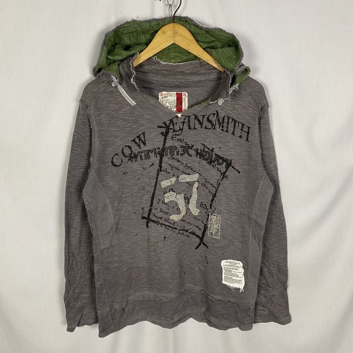 Designer × If Six Was Nine Cow Jean Smith Sweater Hoodie Size US L / EU 52-54 / 3 - 1 Thumbnail