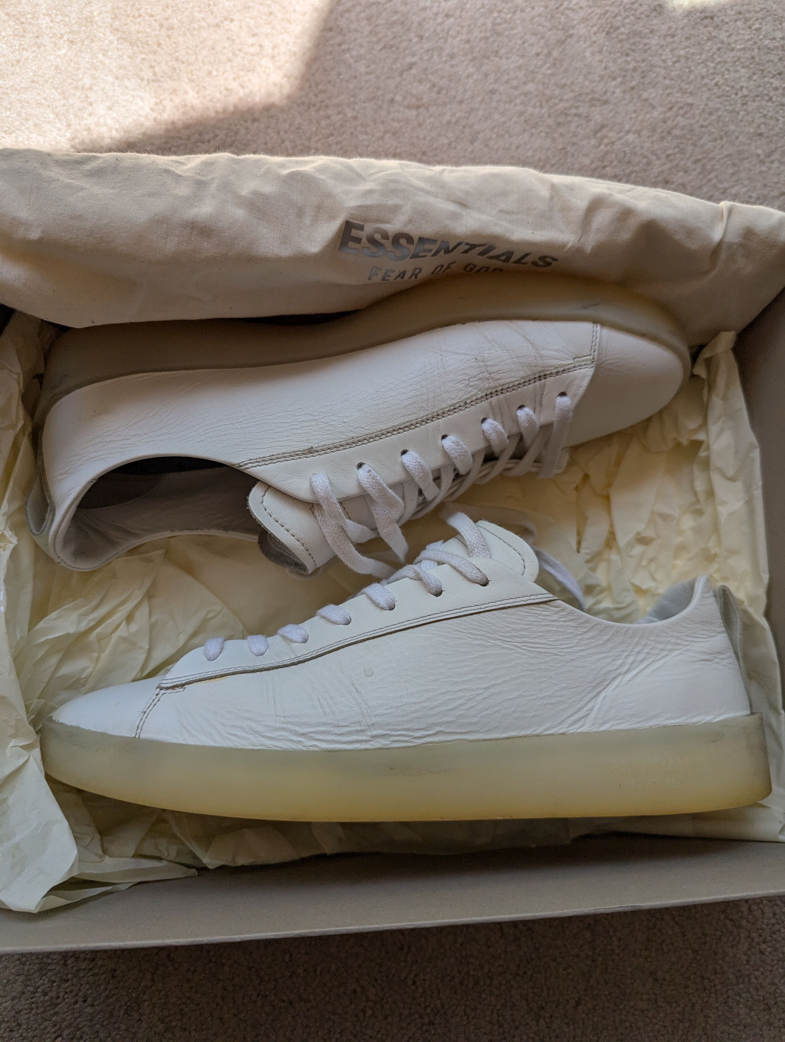 Essentials Fear of God Essentials Tennis Low 'White' Size US 8 / EU 41 - 6 Thumbnail
