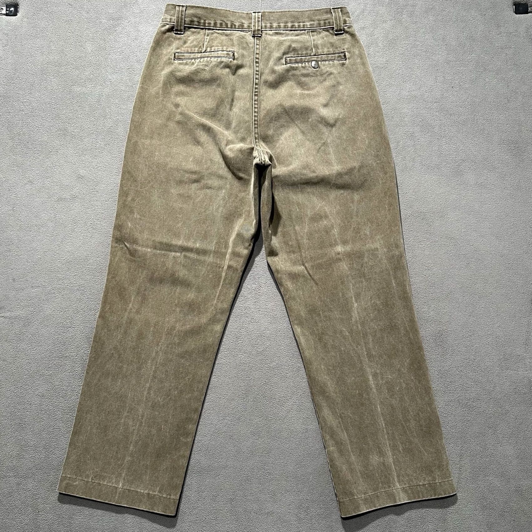 Orvis VINTAGE Orvis Pants Mens 34 Chino Casual Straight 34 Brown Solid USA 90s Grunge Mens Size US 34 / EU 50 - 2 Thumbnail