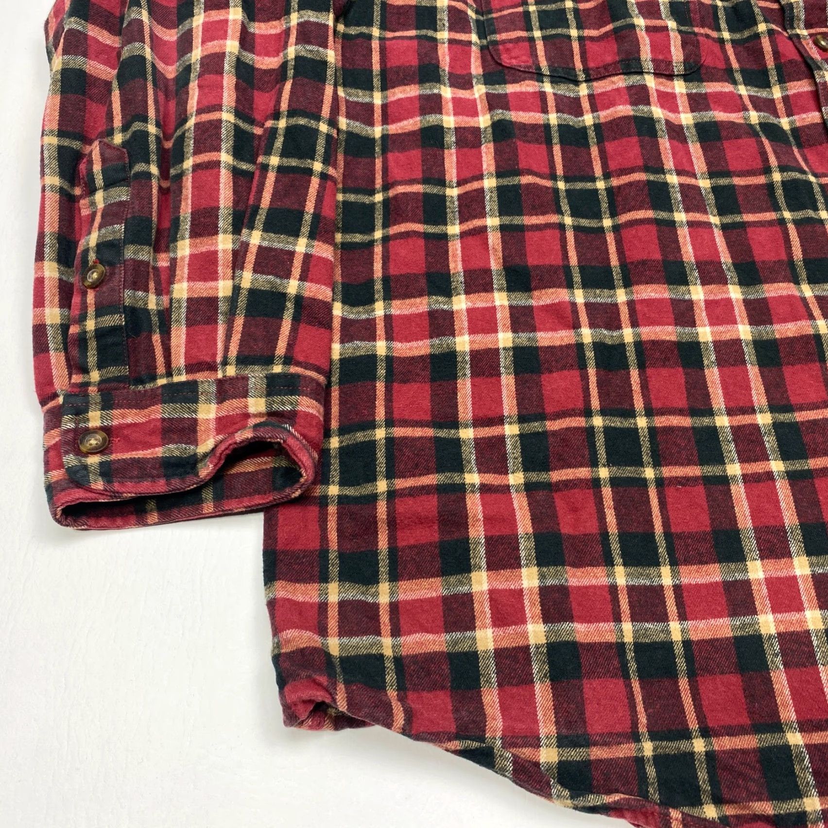 Carhartt Carhartt Mens 2XL Original Fit Hubbard Flannel Shirt Heavyweight Red Plaid Size US XXL / EU 58 / 5 - 3 Thumbnail