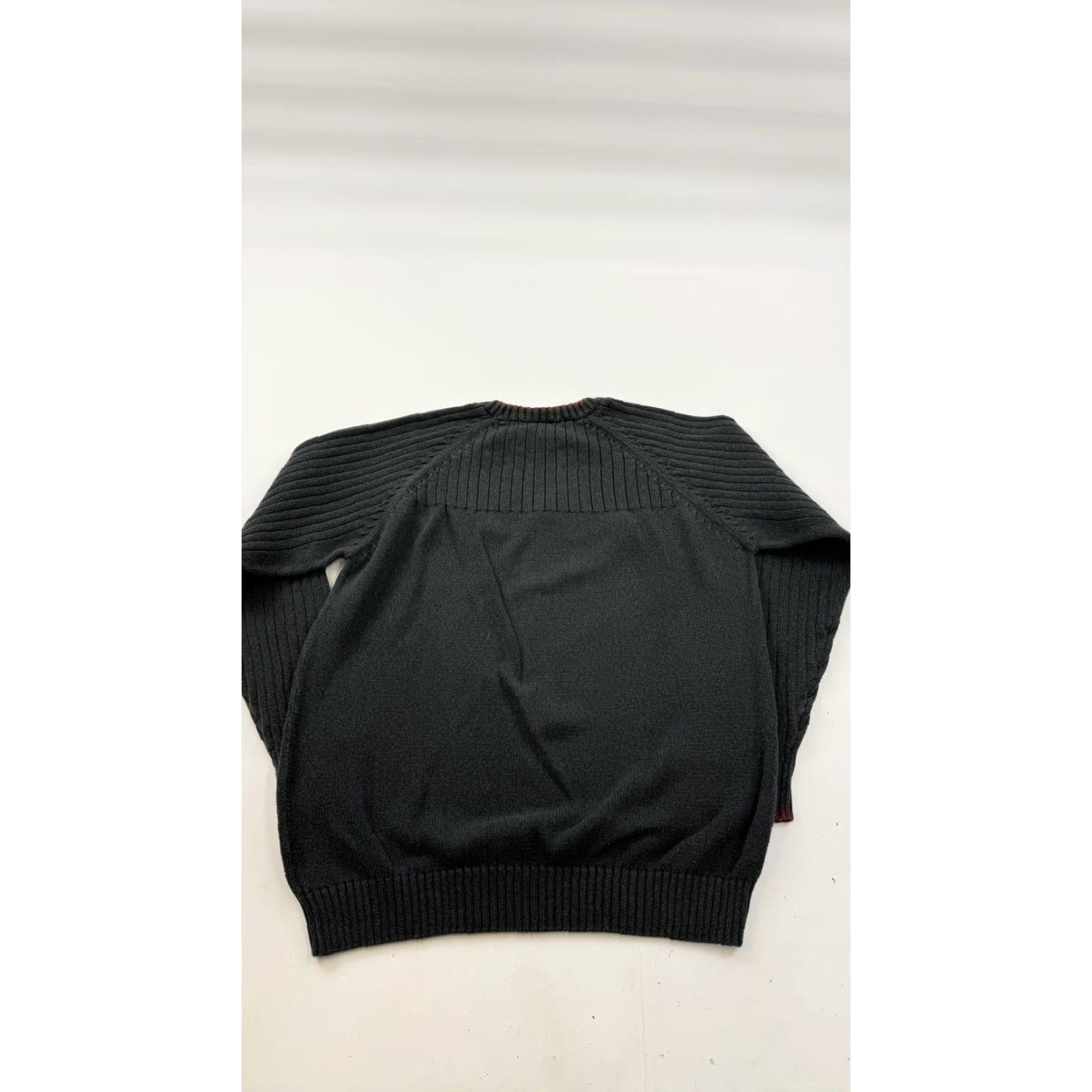 Vintage Columbia Mens Sweater Pullover Knit Crewneck Gray Cotton Ribbed Casual Large Size US L / EU 52-54 / 3 - 7 Thumbnail