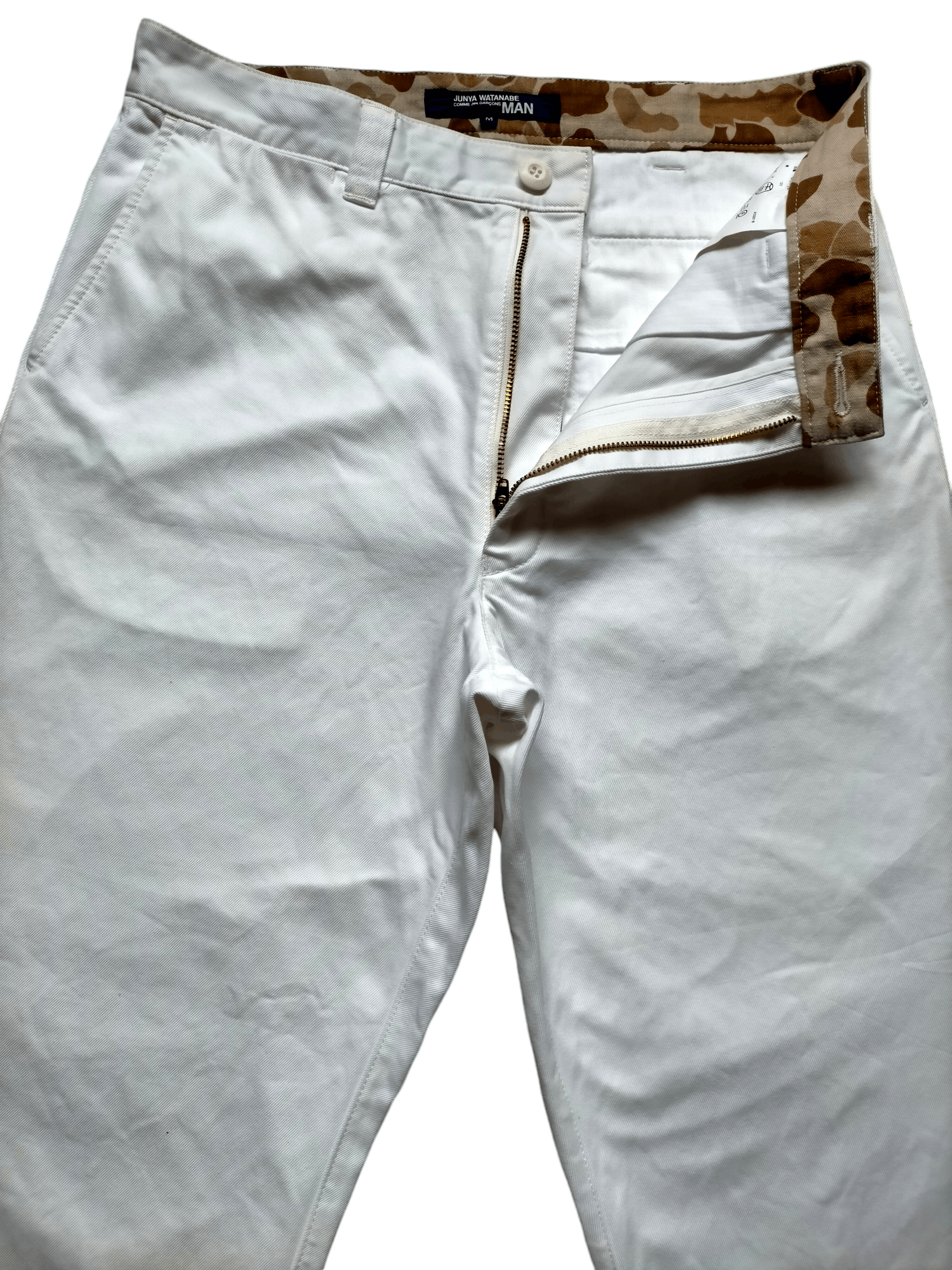 Comme des Garcons Junya Watanabe Comme des Garcons Baggy Trouser White Pants Size US 32 / EU 48 - 6 Thumbnail