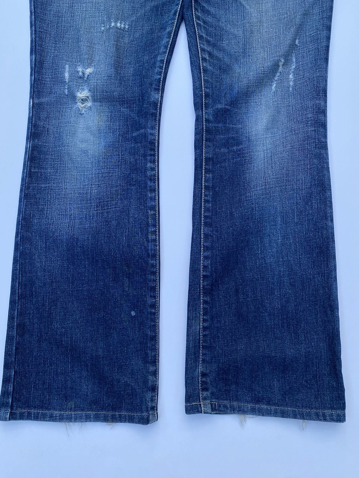 Burberry Burberry Black Label Denim Flared Distressed Size US 35 - 6 Thumbnail