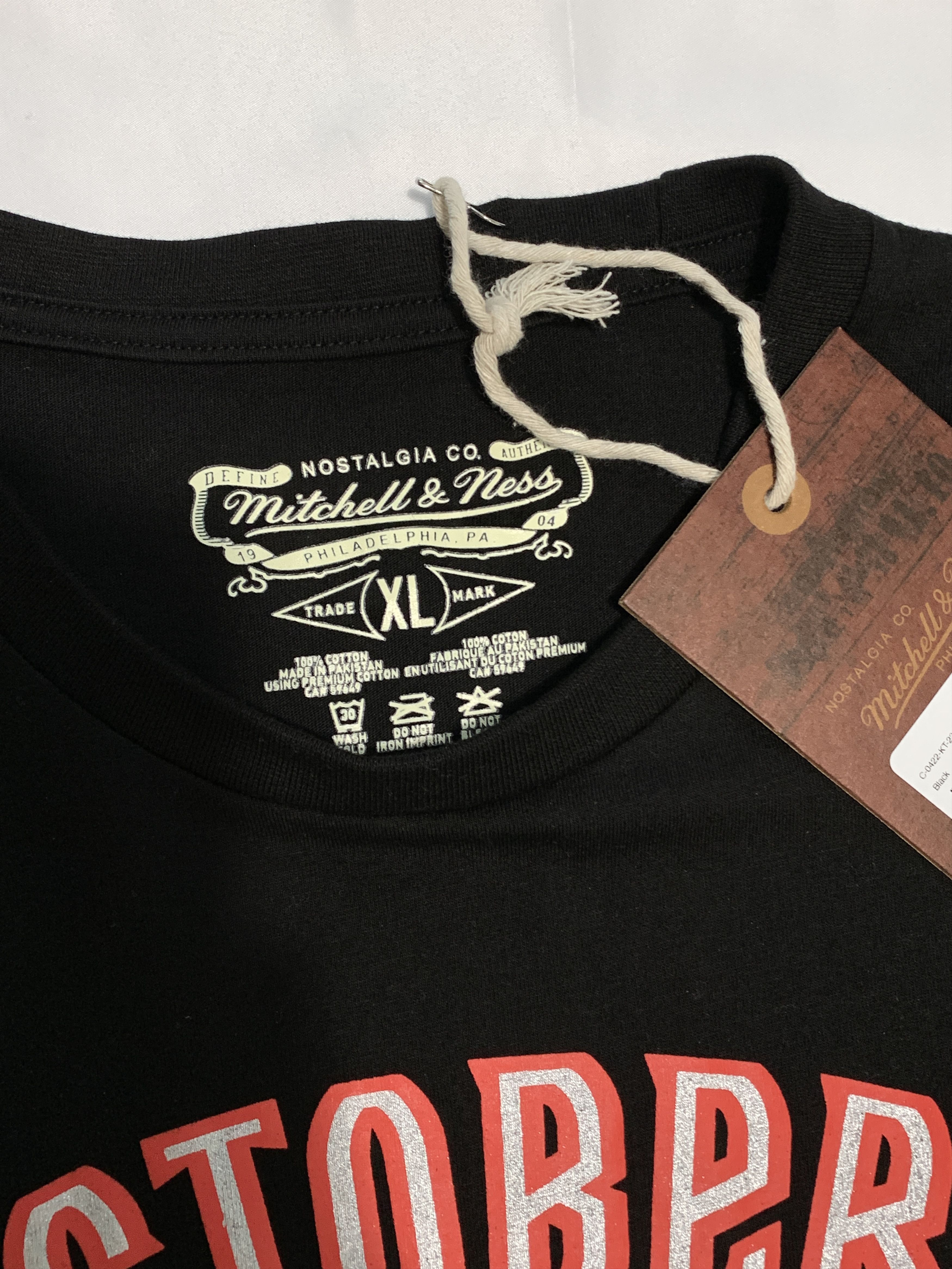 Mitchell & Ness OVO x Mitchell & Ness x NBA x RAPTORS '95 Draft Day T-Shirt Size US XL / EU 56 / 4 - 3 Thumbnail