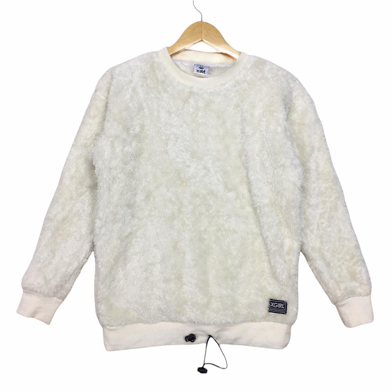 X-Girl Vtg X-GIRL ADVENTUROUS Fleece Sweatshirt Streetwear Clothing Size M / US 6-8 / IT 42-44 - 1 Thumbnail