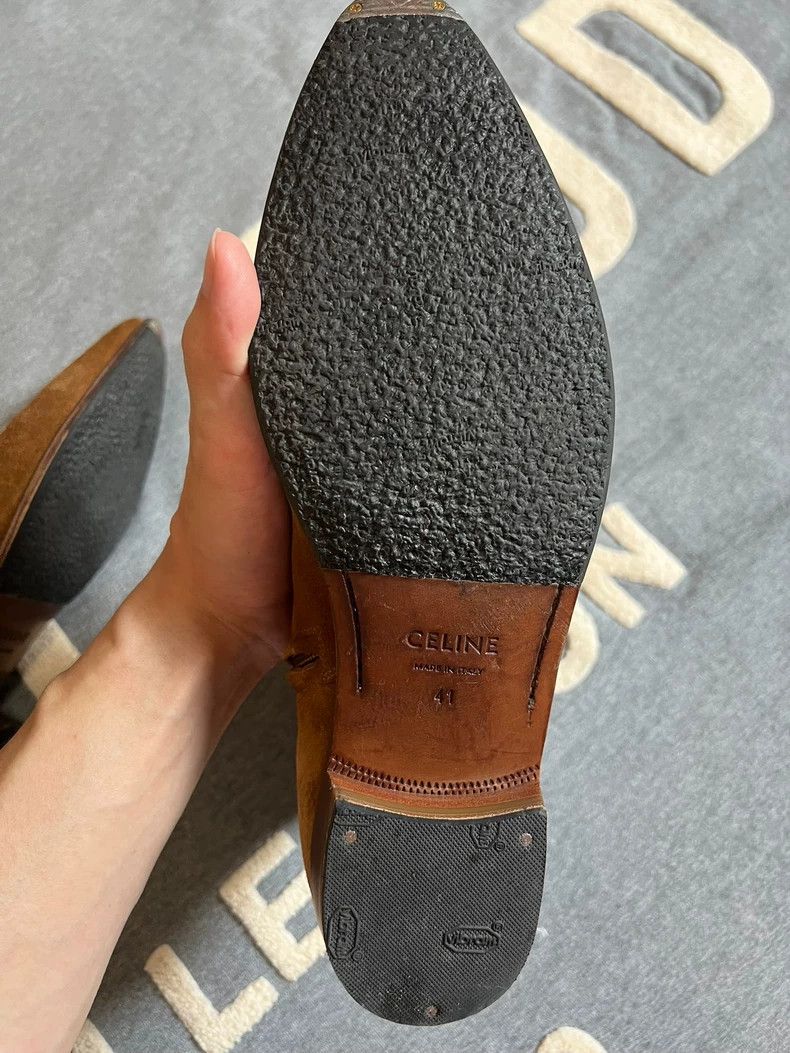 Celine Celine 19ss Fur Western Boots Size US 8 / EU 41 - 6 Thumbnail