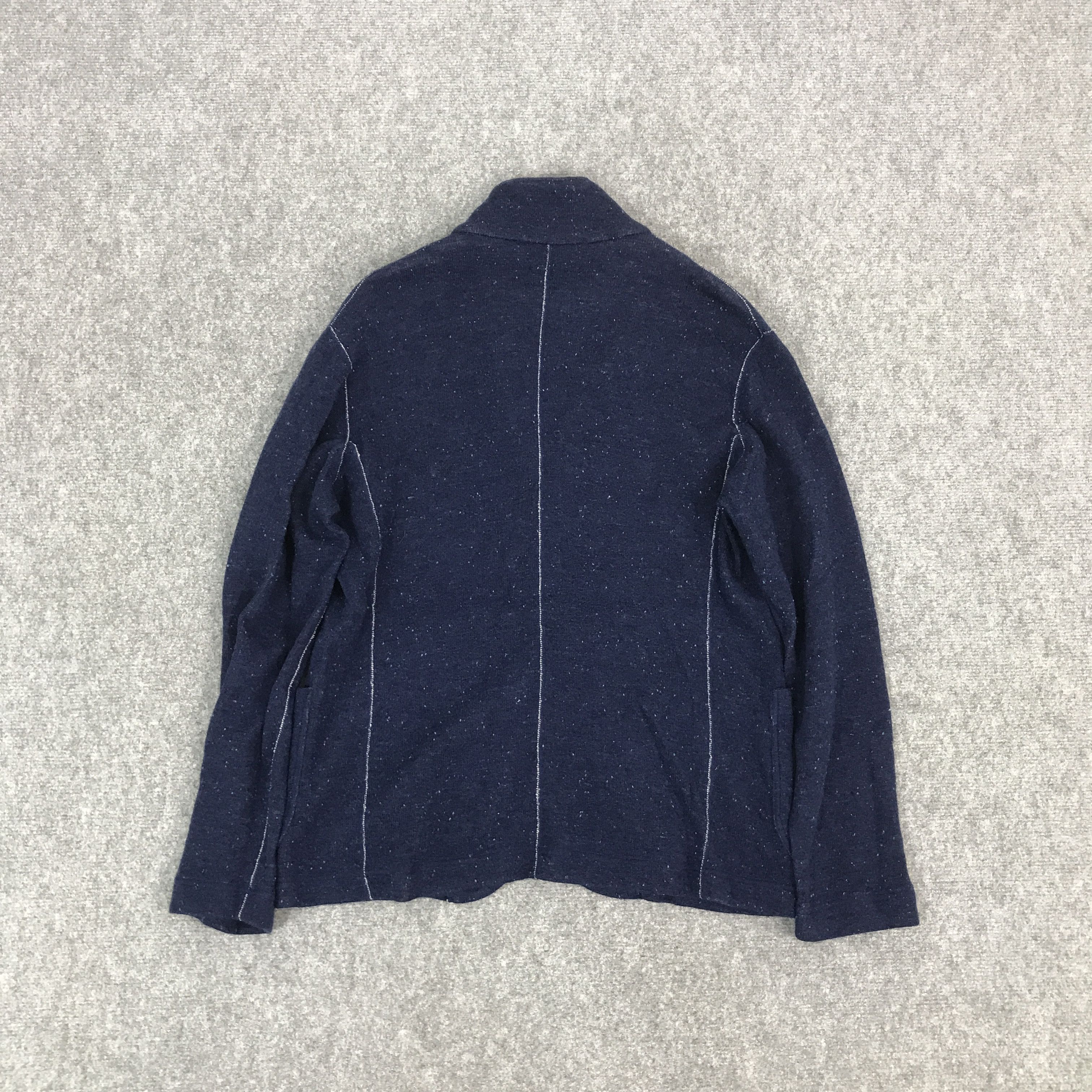 Indigo × J. Press × Japanese Brand J.PRESS BLAZER COAT INDIGO JACKET Size US M / EU 48-50 / 2 - 2 Thumbnail