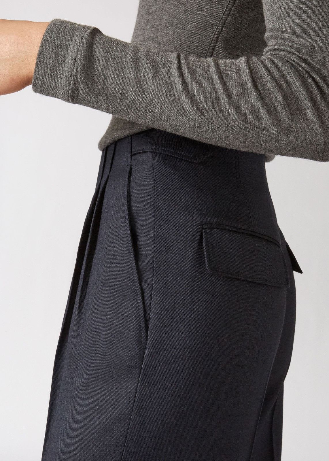 o1loc1c0124 Casual Pant in Blue