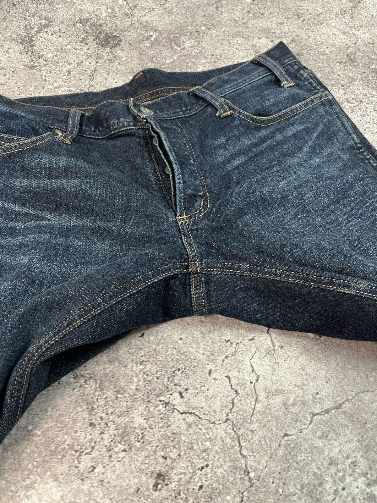5351 POUR LES HOMMES Skinny 5351 Pour Les Hommes Faded Low Rises Jeans Size US 31 - 6 Thumbnail