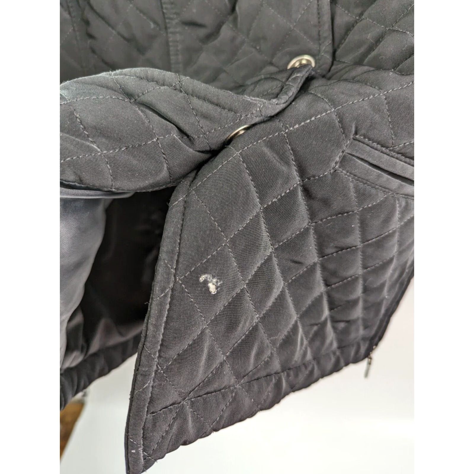 Vintage GIACCA Jacket Women Quilted Black Full Zip Button Lightweight Mid-Length XS Size Black 2010-2019 Vintage No Room Regular Giacca Size XS / US 0-2 / IT 36-38 - 5 Thumbnail
