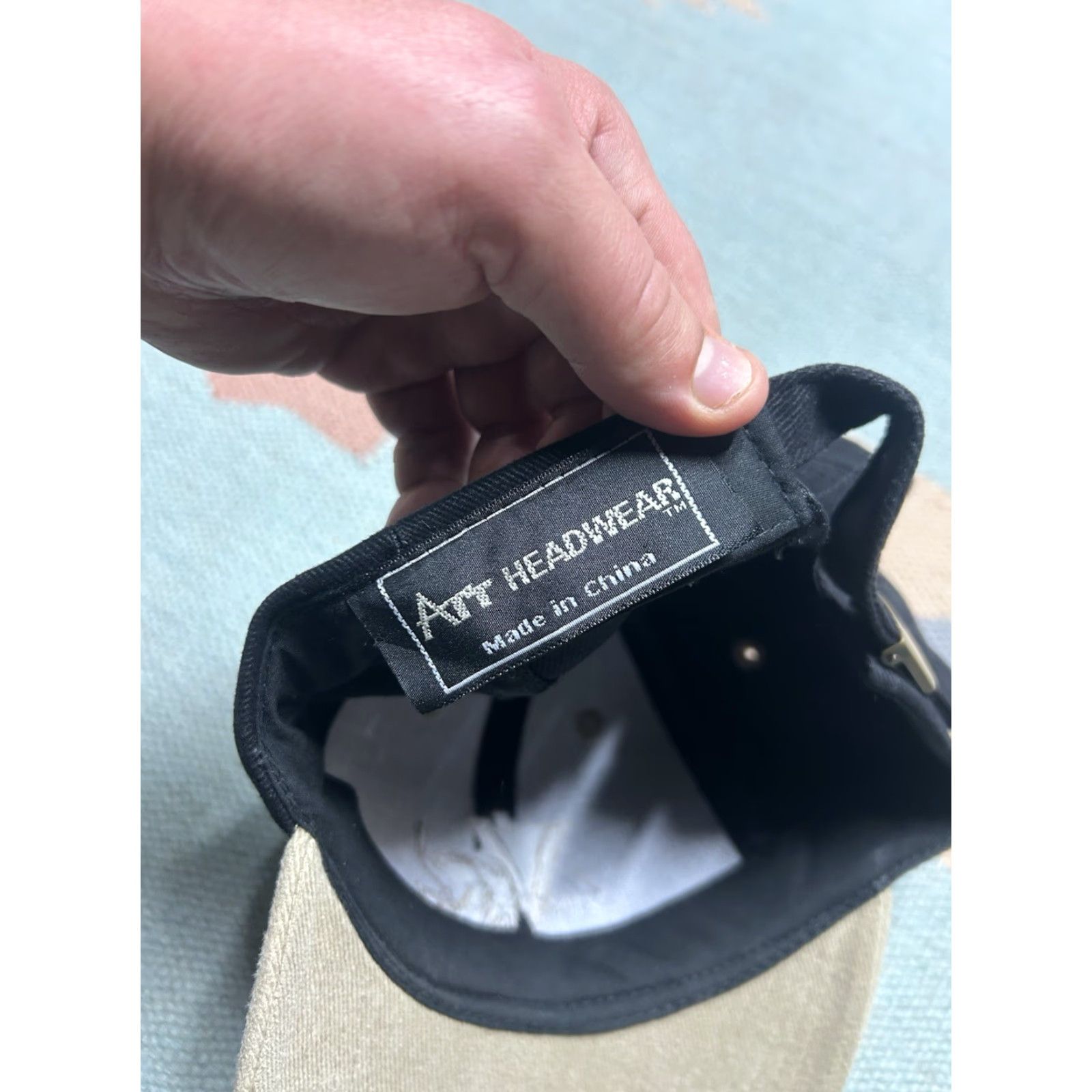 Vince VINTAGE Vince Gill StrapBack Hat Cap VG Black Adjustable Men's Hat Cap Size ONE SIZE - 7 Thumbnail