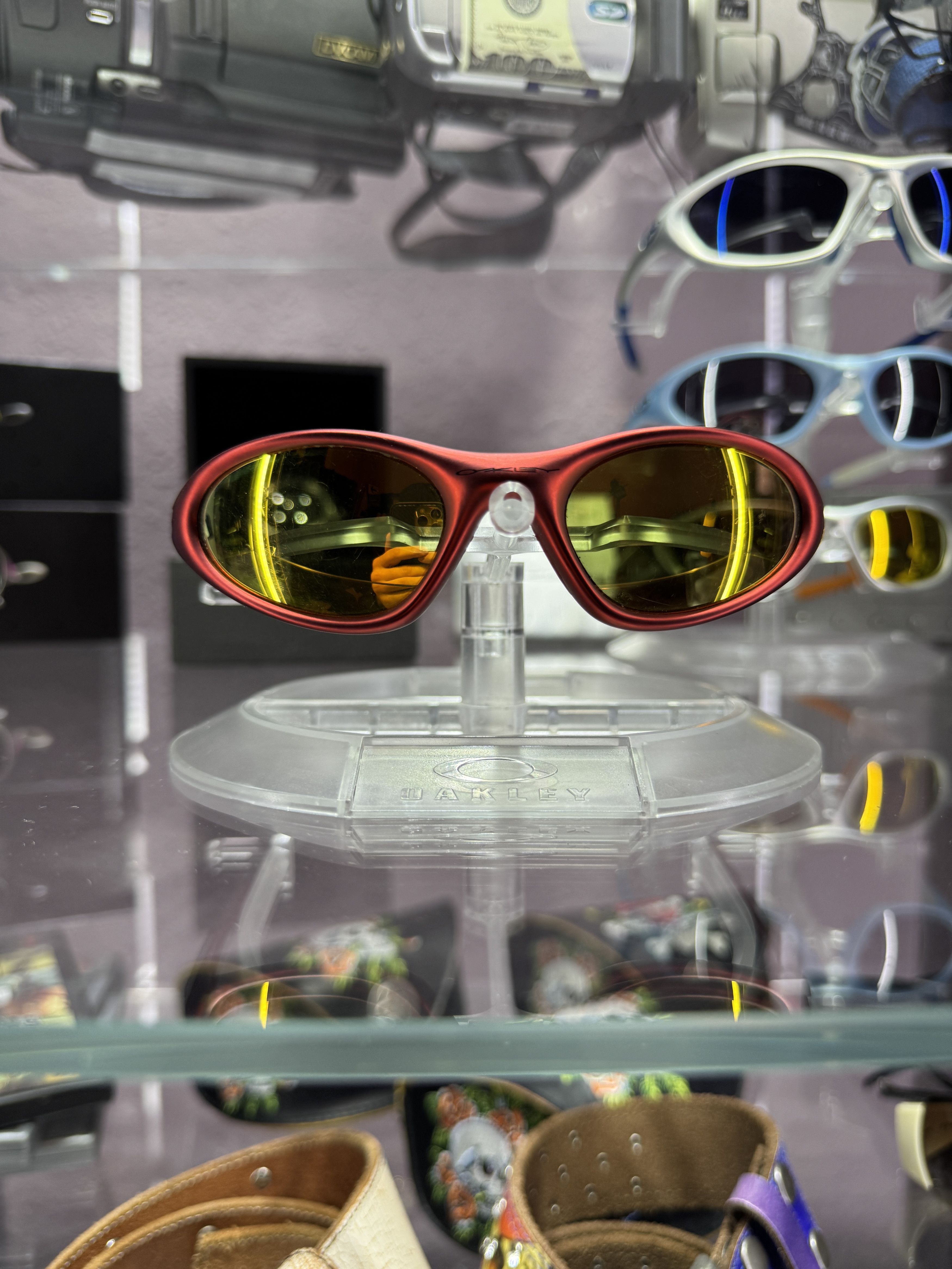 Oakley Oakley FMJ Red Iridium Sunglasses Size ONE SIZE - 2 Thumbnail