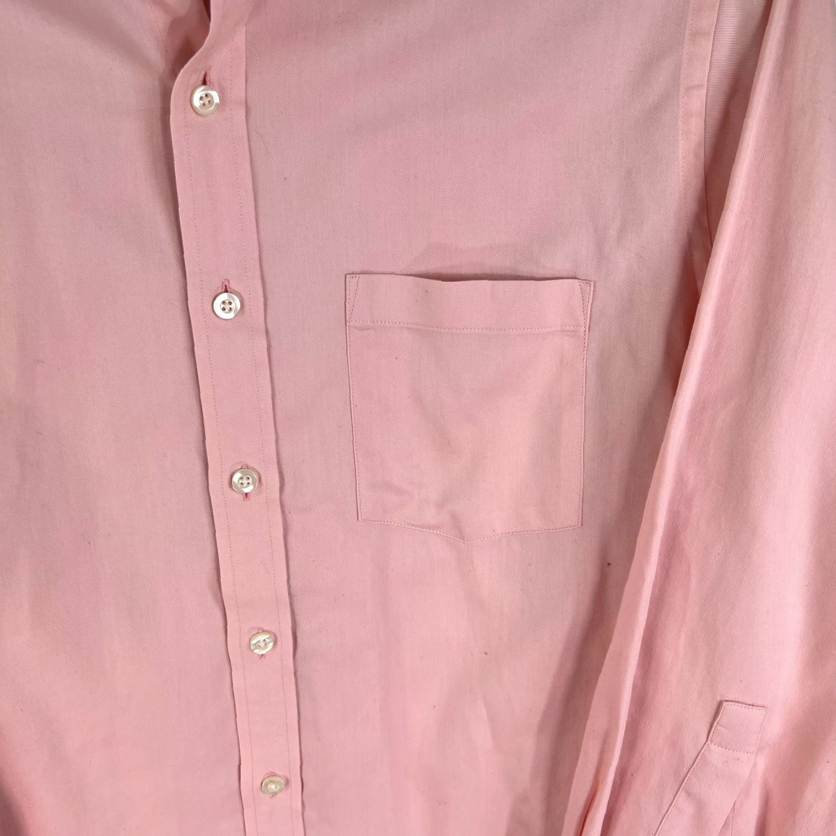 Michael Kors Michael Kors Dress Shirt Men 15.5 32/33 Pink Cotton Long Sleeve Button-Up Shirt Mens Size 40R - 3 Thumbnail