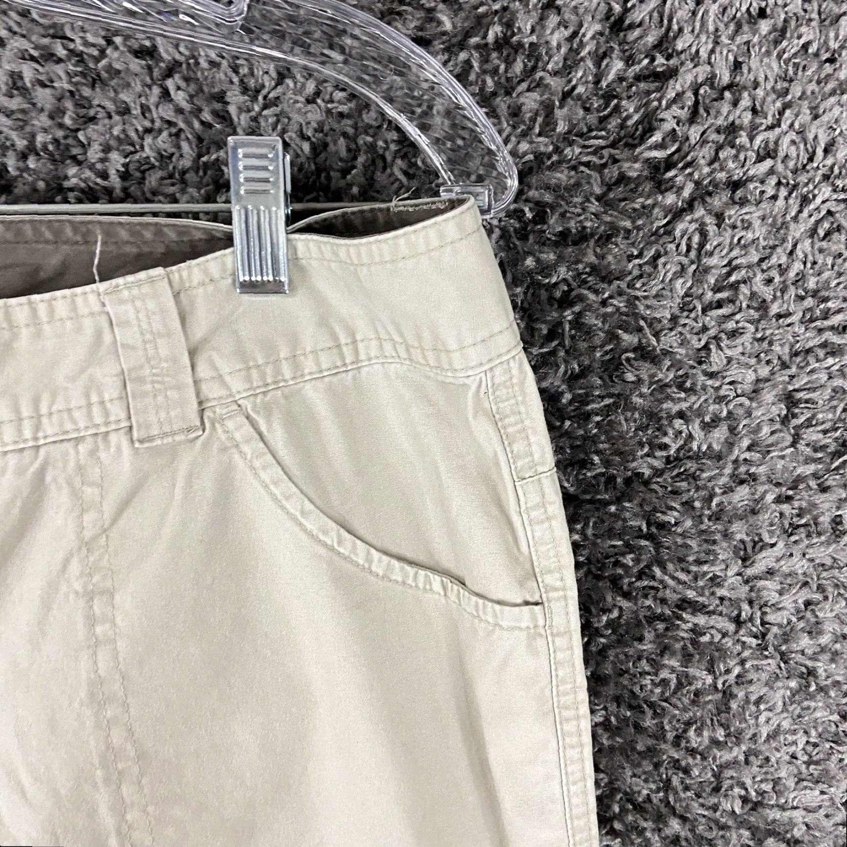 Vintage Columbia Pants Khakis Women 12 Beige Regular Khaki Pants Womens 12 Beige Columbia Sportswear Size 34" / US 12 / IT 48 - 3 Thumbnail
