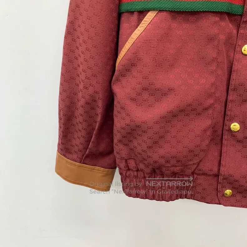 Gucci Gucci Crimson logo dark pattern full print lapel single-br Size US M / EU 48-50 / 2 - 4 Thumbnail