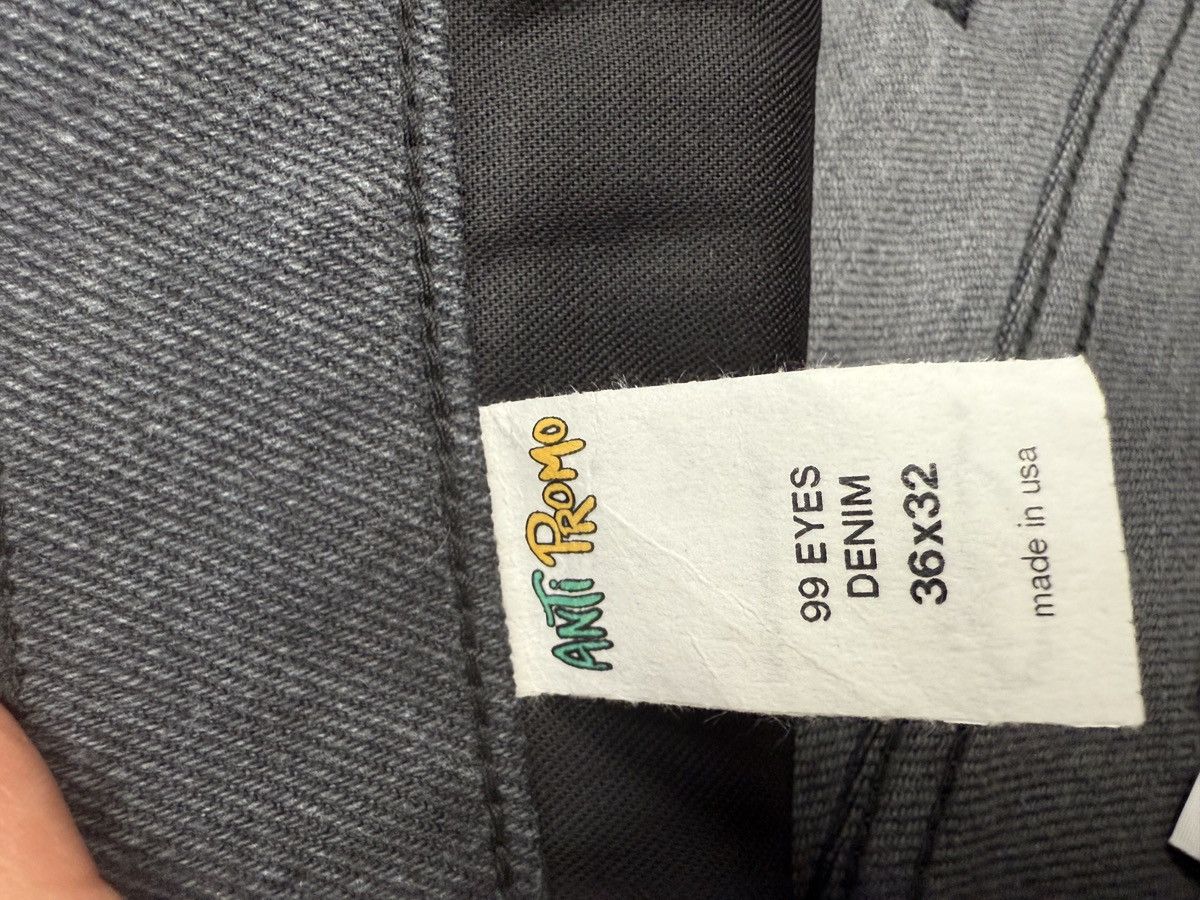 Matty Boy Matty Boy 99 Eyes Grey/Black Denim! Brand New extremely rare Size US 36 / EU 52 - 4 Thumbnail