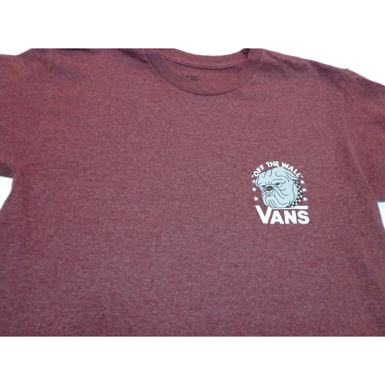 Vans VANS T Shirt Burgundy Off The Wall Pocket Tee Graphic Small Mens Regular Short Sleeve Crew Neck Tony Hawk 80s 90s Outdoor Sports Vintage: No Size US S / EU 44-46 / 1 - 1 Thumbnail