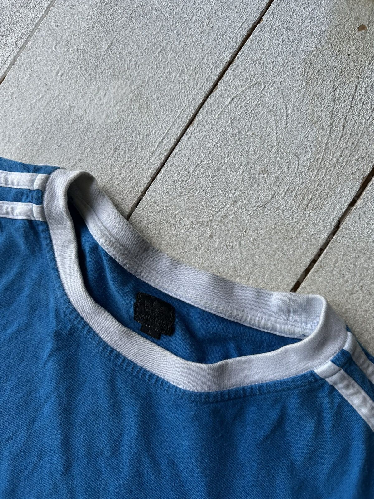Adidas 🚨 VINTAGE ADIDAS RARE TEE Y2K BALENCI STYLE ARCHIVE OVER Size US L / EU 52-54 / 3 - 5 Thumbnail