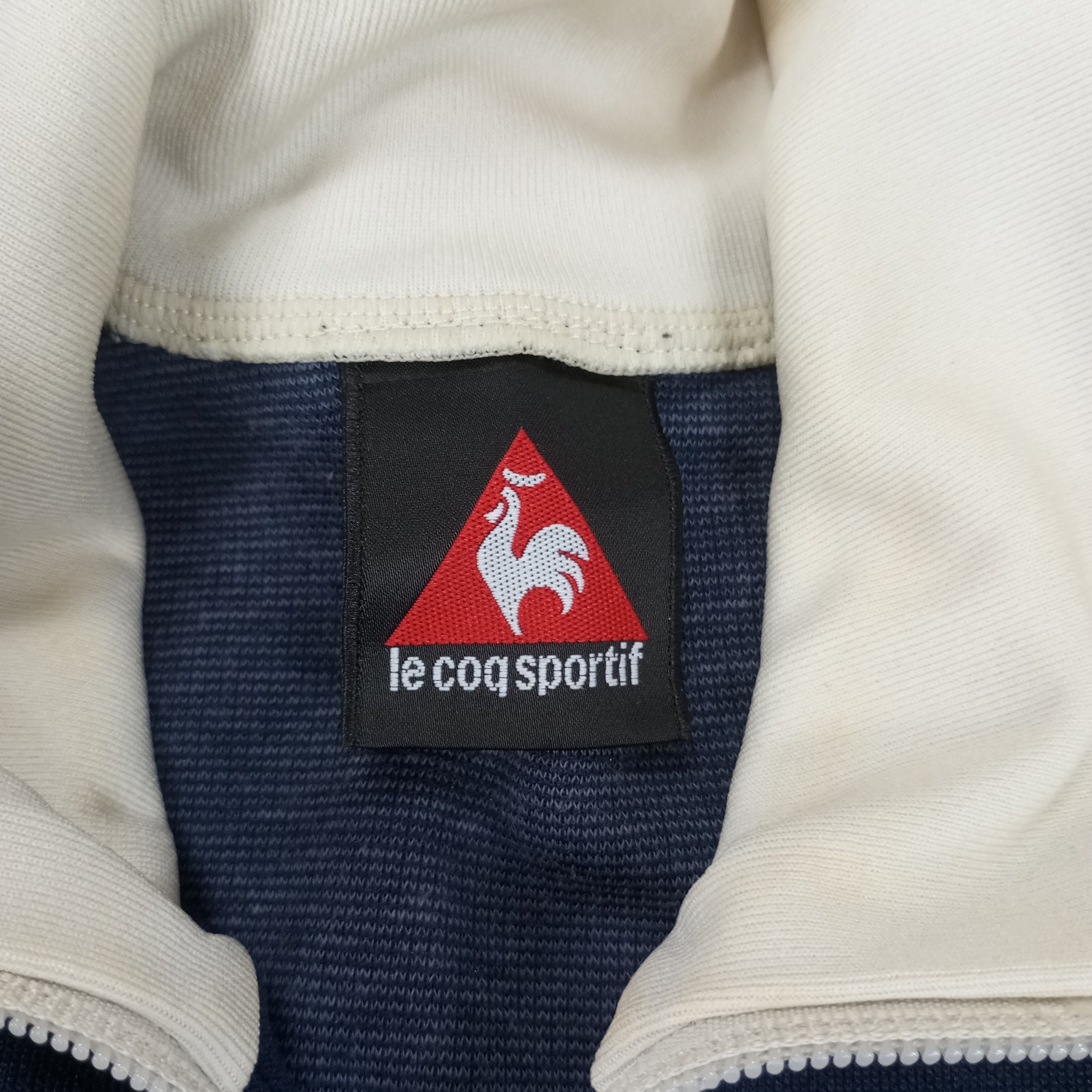 Le Coq Sportif × Vintage Le Coq Sportif Nice Design Sport Style Sweater Size US L / EU 52-54 / 3 - 4 Thumbnail