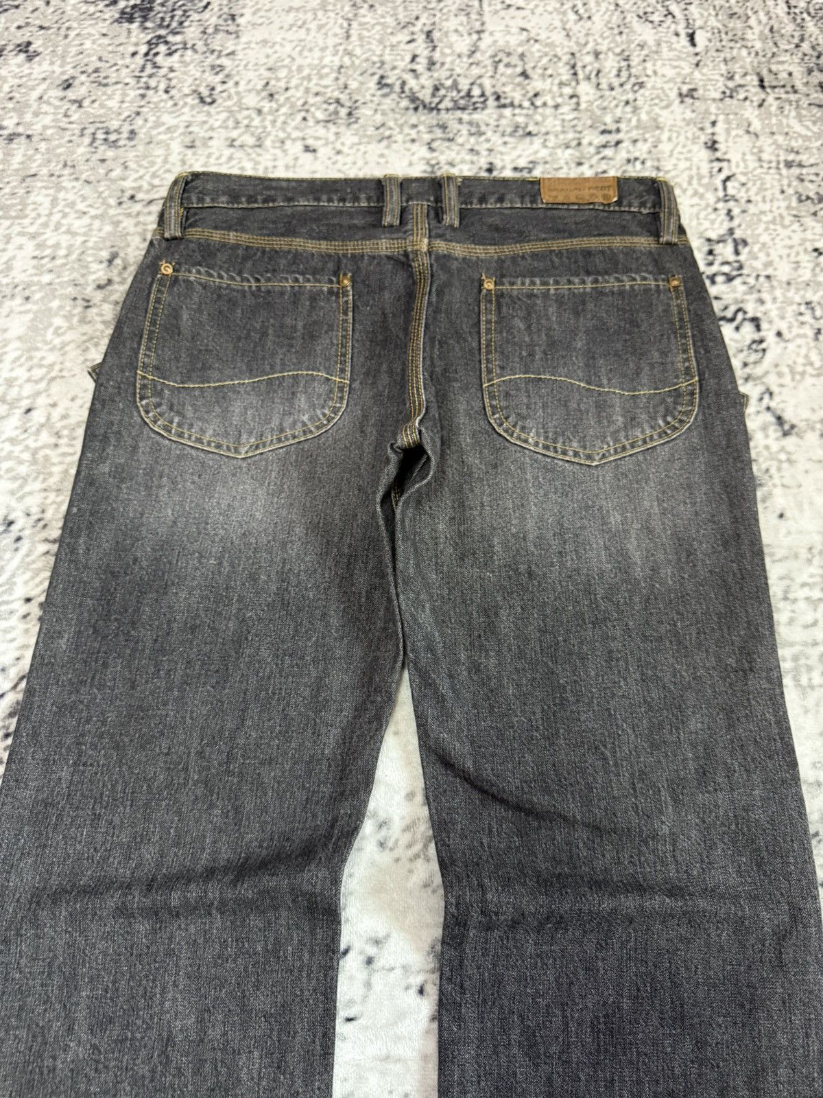 Le Grande Bleu (L.G.B.) First Step Japan 50s Reissue Work Wear Flare Jeans Size US 29 - 8 Thumbnail