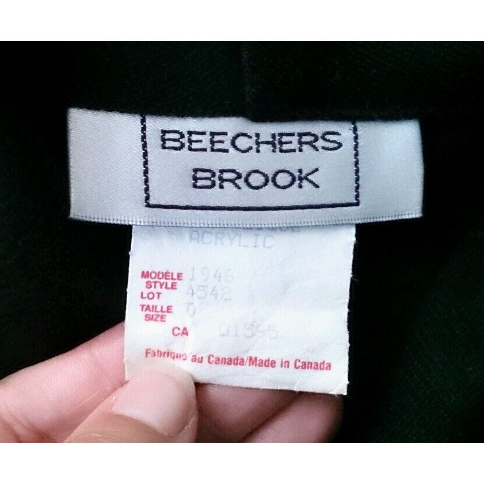 Vintage Beechers Brook Jersey Knit Shawl Collar Wrap dress 8 Canada Size M / US 6-8 / IT 42-44 - 9 Thumbnail