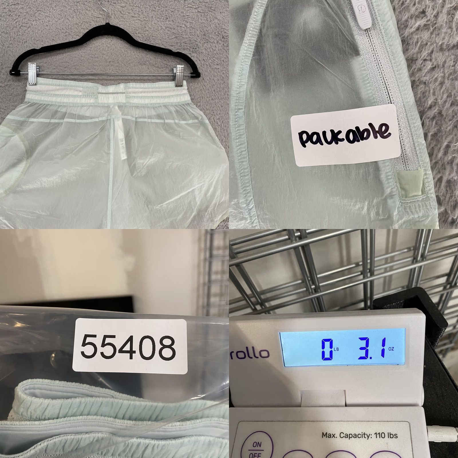 Lululemon Lululemon Running Shorts Womens 8 Green Packable Step Out Lightweight Sheer Size 30" / US 8 / IT 44 - 9 Thumbnail