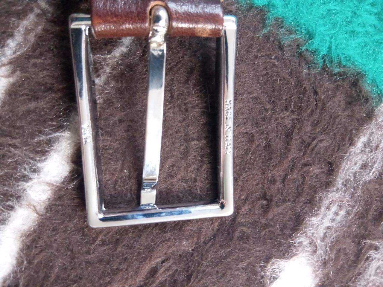 Vera Pelle Vera Pelle Hand Made Leather Belt Size ONE SIZE - 13 Thumbnail