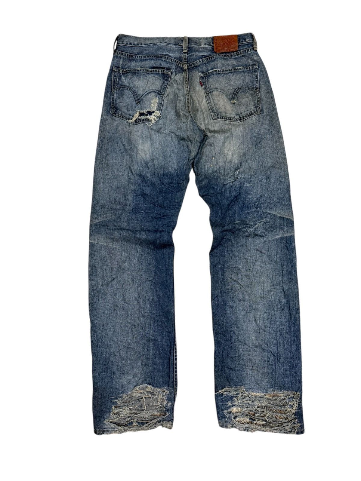 Levi's LEVI’S 503 KURT COBAIN GRUNGE DISTRESSED JEANS Size US 33 - 2 Thumbnail