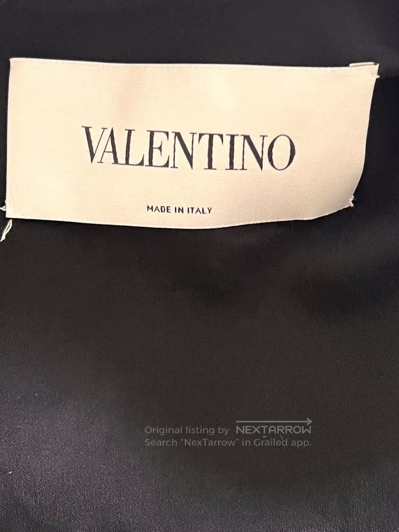 Valentino Valentino Wool mulberry silk flared sleeve dress Size S / US 4 / IT 40 - 4 Thumbnail