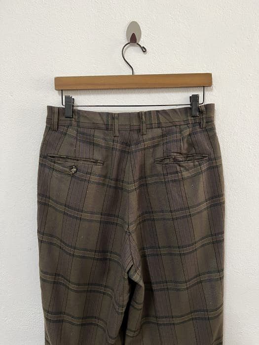 Vintage Vintage Plaid Tartan Wool Pant Size US 30 / EU 46 - 6 Thumbnail