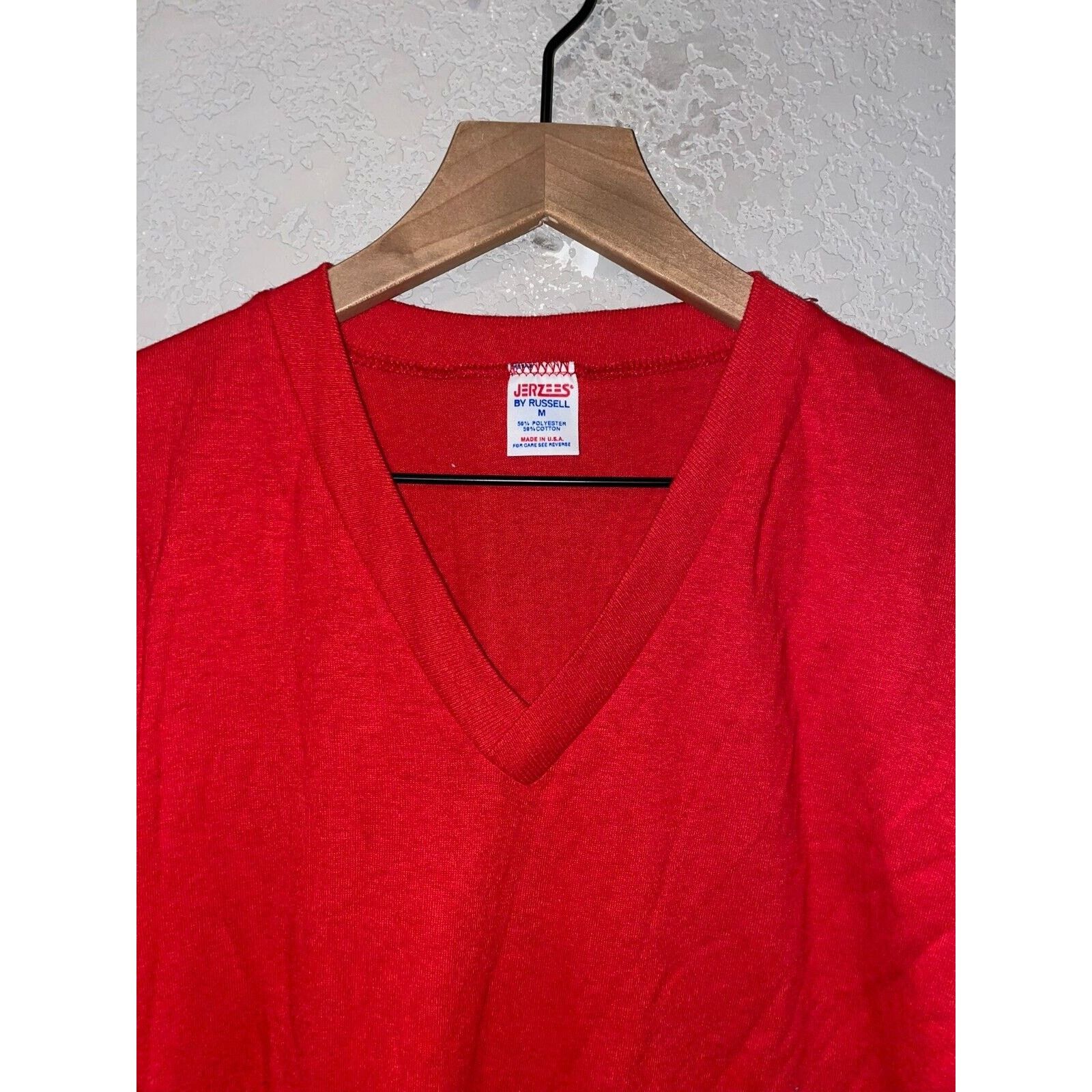 Jerzees Vintage Red Blank Sleep Shirt Jerzees By Russell 50/50 Size US M / EU 48-50 / 2 - 4 Thumbnail