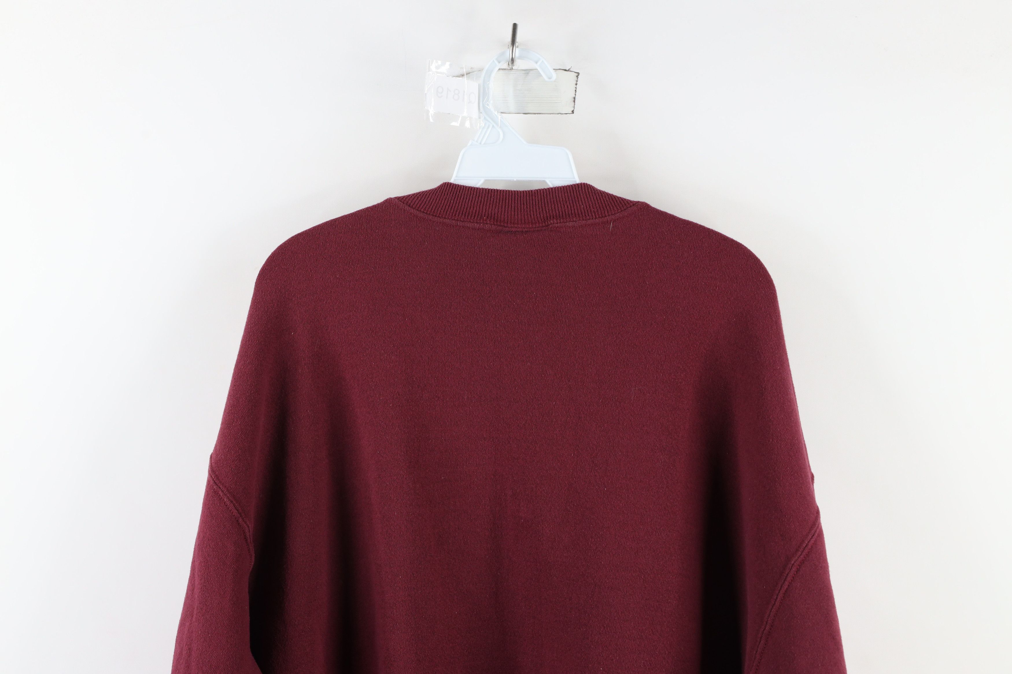 Vintage Vintage 90s USA Olympics Crewneck Sweatshirt Burgundy USA Size US XL / EU 56 / 4 - 9 Thumbnail