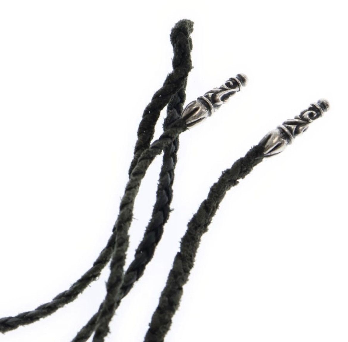 Chrome Hearts Chrome Hearts Scroll Leather Braid Size ONE SIZE - 4 Thumbnail