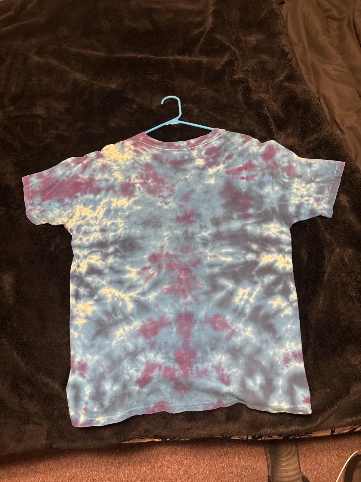 Harley Davidson × Vintage Vintage Blue Tie-dye Harley Davidson 1980s Size US L / EU 52-54 / 3 - 2 Thumbnail