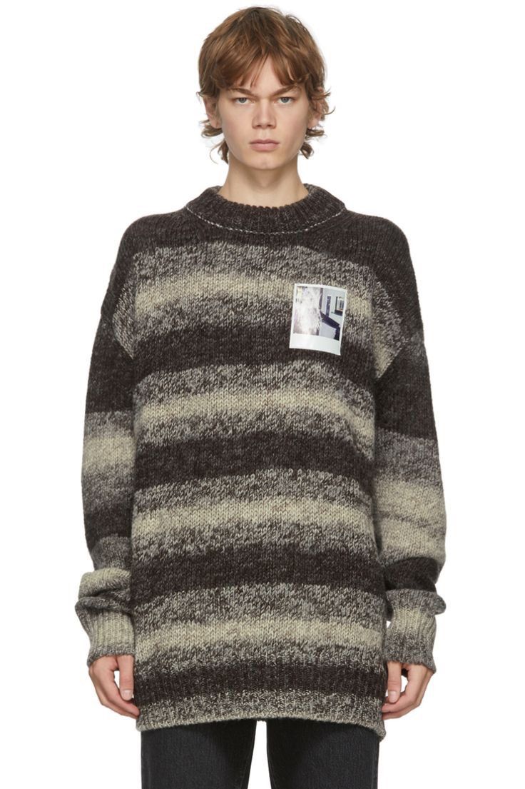 Raf Simons AW20/21 Raf Simons oversized Poloroid Graphic Knit Sweater Size US M / EU 48-50 / 2 - 7 Thumbnail