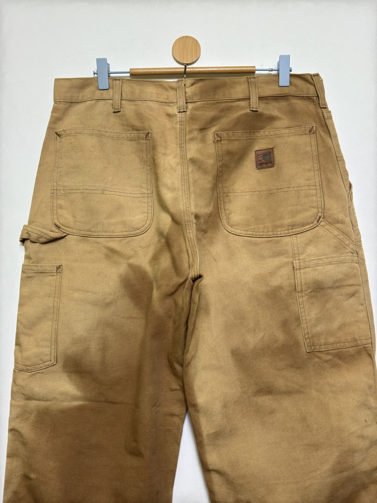 Carhartt Vintage Carhartt Super Faded Carpenter Pants Dungaree Fit Size US 35 - 8 Thumbnail